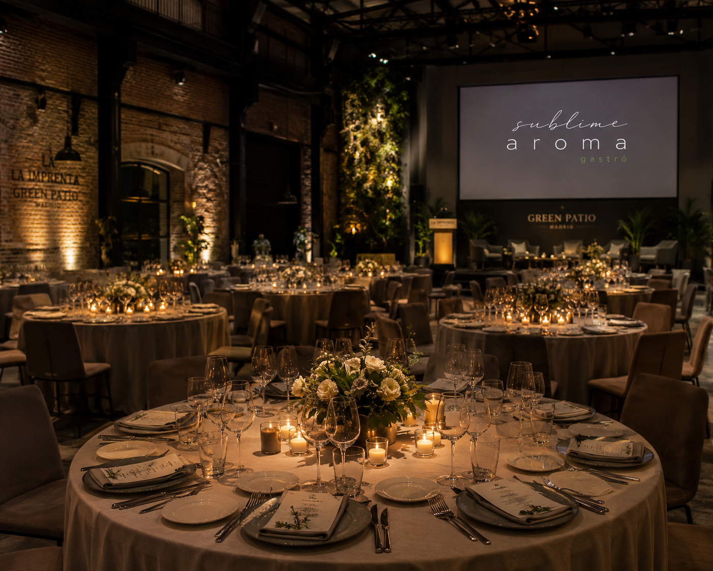 Evento de sublime aroma gastró en La Imprenta Green Patio Madrid